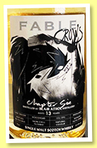 Blair Athol 13 yo 2008/2021 (53.8%, Fable Whisky, Chapter Six, The Ghost Piper of Clanyard Bay, Crows, hogshead, cask #300529, 290 bottles) Blair Athol 13 yo 2008/2021 (53.8%, Fable Whisky, Chapter Six, The Ghost Piper of Clanyard Bay, Crows, hogshead, cask #300529, 290 bottles)