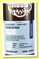 Caroni 22 yo 1998 (62.1%, Scotch Malt Whisky Society, Trinidad, 1st fill bourbon barrel, #R13.2, 'Ready Made Marmalade', 267 bottles, +/-2021) Caroni 22 yo 1998 (62.1%, Scotch Malt Whisky Society, Trinidad, 1st fill bourbon barrel, #R13.2, 'Ready Made Marmalade', 267 bottles, +/-2021)