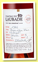 Château de Laubade 1986/2019 (48.5%, OB, Bas-armagnac, cask #90024) Château de Laubade 1986/2019 (48.5%, OB, Bas-armagnac, cask #90024)