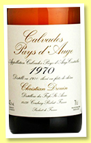 Christian Drouin 1970 (42%, OB, calvados du Pays d'Auge, +/-2021) Christian Drouin 1970 (42%, OB, calvados du Pays d'Auge, +/-2021)