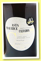 Calvados 40 yo 1980/2021 (45%, Asta Maurice, cask #AMF004, 150 bottles) Calvados 40 yo 1980/2021 (45%, Asta Maurice, cask #AMF004, 150 bottles)