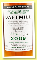 Daftmill 2009/2021 (60.7%, OB for Kirsch Import, 1st fill oloroso butt, cask #024/2009, 627 bottles) Daftmill 2009/2021 (60.7%, OB for Kirsch Import, 1st fill oloroso butt, cask #024/2009, 627 bottles)