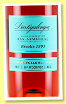 Dartigalongue 1993/2021 (46.3%, OB, Bas-armagnac, 932 bottles) Dartigalongue 1993/2021 (46.3%, OB, Bas-armagnac, 932 bottles)