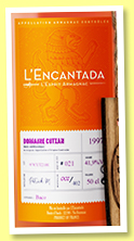 Domaine Cutxan 1997/2021 (41.9%, L'Encantada, Bas-armagnac, cask #21, 402 bottles) Domaine Cutxan 1997/2021 (41.9%, L'Encantada, Bas-armagnac, cask #21, 402 bottles)