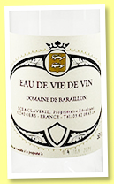 Domaine de Baraillon 'Eau de Vie de Vin' 2020/2021 (57%, OB) Domaine de Baraillon 'Eau de Vie de Vin' 2020/2021 (57%, OB)