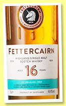 Fettercairn 16 yo (46.4%, OB, 2nd release, +/-2022) Fettercairn 16 yo (46.4%, OB, 2nd release, +/-2022)