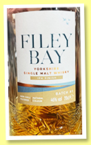 Filey Bay 'Batch #1' (46%, OB, England, IPA finish, +/-2021?) Filey Bay 'Batch #1' (46%, OB, England, IPA finish, +/-2021?)