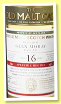 Glen Moray 16 yo 2005/2021 (50%, Hunter Laing, Old Malt Cask, refill barrel, cask # HL 18663, 322 bottles) Glen Moray 16 yo 2005/2021 (50%, Hunter Laing, Old Malt Cask, refill barrel, cask # HL 18663, 322 bottles)