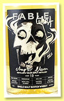 Glen Spey 13 yo 2008/2021 (56.8%, Fable Whisky, The Ghost Piper of Clanyard Bay, Chapter 11, cask #801891, 284 bottles) Glen Spey 13 yo 2008/2021 (56.8%, Fable Whisky, The Ghost Piper of Clanyard Bay, Chapter 11, cask #801891, 284 bottles)