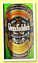 Glenfiddich 'Special Old Reserve' (40%, OB, Pure Malt, UK, +/-1985) Glenfiddich 'Special Old Reserve' (40%, OB, Pure Malt, UK, +/-1985)
