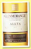 Glenmorangie 'Allta' (51,2%, OB, Private Edition, 2019) Glenmorangie 'Allta' (51,2%, OB, Private Edition, 2019)