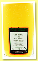 Glenrothes 26 yo 1990/2017 (52.4%, Signatory Vintage, hogshead, cask #19019, 255 bottles) Glenrothes 26 yo 1990/2017 (52.4%, Signatory Vintage, hogshead, cask #19019, 255 bottles)