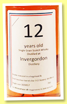 Invergordon 12 yo 2007/2019 (64.6%, WhiskyPeter, virgin barrel finish, cask #300857, 224 bottles) 
