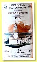 Invergordon 55 yo 1965/2021 (40%, Wu Dram Clan & Kirsch Import, barrel, 228 bottles)