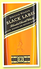 Johnnie Walker 12 yo 'Black Label' (40%, OB, Duty Free, +/-2021)