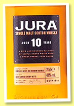 Jura 10 yo (40%, OB, +/-2021) Jura 10 yo (40%, OB, +/-2021)