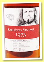 Karuizawa 1973/2008 (56%, OB, Martin's Selection for Norway, American oak sherry butt, cask #6249, 342 bottles) Karuizawa 1973/2008 (56%, OB, Martin's Selection for Norway, American oak sherry butt, cask #6249, 342 bottles)