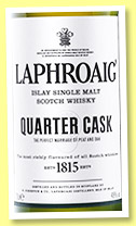 Laphroaig 'Quarter Cask' (48%, OB, +/-2022) Laphroaig 'Quarter Cask' (48%, OB, +/-2022)