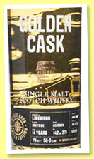 Linkwood 14 yo 2007/2021 (55.3%, Golden Cask, bourbon, cask #CM276, 271 bottles) Linkwood 14 yo 2007/2021 (55.3%, Golden Cask, bourbon, cask #CM276, 271 bottles)