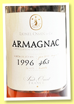 Lionel Osmin & Cie 1996/2013 (42%, OB, armagnac, tirage n°1, 463 bottles) Lionel Osmin & Cie 1996/2013 (42%, OB, armagnac, tirage n°1, 463 bottles)