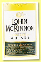 Lohin McKinnon 'Central City' (43%, OB, Canada, single malt, +/-2021)