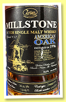 Millstone 1996/2017 'American Oak' (52.3%, OB, Zuidam, Netherlands, American oak hogshead, Special #12, 301 bottles) Millstone 1996/2017 'American Oak' (52.3%, OB, Zuidam, Netherlands, American oak hogshead, Special #12, 301 bottles)