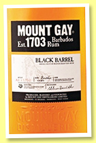Mount Gay 'Black Barrel' (43%, Barbados, bourbon casks, +/-2020) Mount Gay 'Black Barrel' (43%, Barbados, bourbon casks, +/-2020)