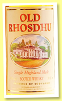 Old Rhosdhu 5 yo (40%, OB, +/-2005) Old Rhosdhu 5 yo (40%, OB, +/-2005)