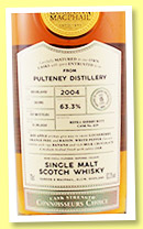 Pulteney 15 yo 2004/2020 (63.3%, Gordon & MacPhail, Connoisseurs Choice, refill sherry butt, cask #629, batch #20/092, 507 bottles) Pulteney 15 yo 2004/2020 (63.3%, Gordon & MacPhail, Connoisseurs Choice, refill sherry butt, cask #629, batch #20/092, 507 bottles)