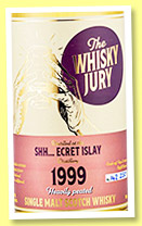 Shh… ecret Islay 21 yo 1999/2021 (59.8%, The Whisky Jury, refill barrel, cask #TWJ-L-1999, 250 bottles) Shh… ecret Islay 21 yo 1999/2021 (59.8%, The Whisky Jury, refill barrel, cask #TWJ-L-1999, 250 bottles)
