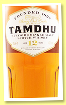 Tamdhu 12 yo (43%, OB, +/-2021) Tamdhu 12 yo (43%, OB, +/-2021)