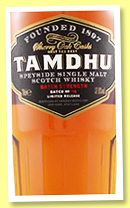 Tamdhu 'Batch Strength – Batch 004' (57.8%, OB, 2019) Tamdhu 'Batch Strength – Batch 004' (57.8%, OB, 2019)