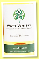 Tormore 10 yo 2010/2021 (57.1%, Watt Whisky, hogshead, 287 bottles)