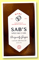 Très Vieux Marc de Bourgogne 7 yo (51%, SAB'S, Peated Islay bourbon cask, +/-2021) 