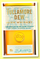 Tullamore D.E.W. 'XO Caribbean Rum Cask Finish' (43%, OB, Ireland, blend, +/-2021) Tullamore D.E.W. 'XO Caribbean Rum Cask Finish' (43%, OB, Ireland, blend, +/-2021)