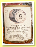 Tullibardine 26 yo 1973/2000 (49.6%, Signatory Vintage, sherry, cask #2401, 278 bottles) Tullibardine 26 yo 1973/2000 (49.6%, Signatory Vintage, sherry, cask #2401, 278 bottles)