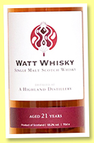 A Highland Distillery 21 yo 2000/2022 (55.2%, Watt Whisky, sherry hogshead, 308 bottles) A Highland Distillery 21 yo 2000/2022 (55.2%, Watt Whisky, sherry hogshead, 308 bottles)