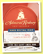 Admiral Rodney 'HMS Royal Oak' (40%, OB, St. Lucia, +/-2021) 