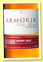 Armorik 'Sherry Cask' (46%, OB, France, +/-2022) Armorik 'Sherry Cask' (46%, OB, France, +/-2022)
