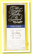 Aultmore 15 yo 1992/2007 (46%, The Single Malts of Scotland, Small Batch, bourbon barrels) 