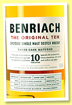 Benriach 10 yo 'The Original Ten' (43%, OB, +/-2022)