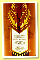 Bimber 2018/2022 (59.5%, C. Dully Selection, England, virgin oak barrel, cask #320, 141 bottles) 