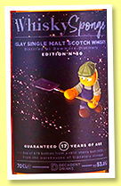 Bowmore 17 yo 2003/2022 (53%, WhiskySponge, refill sherry butt, 679 bottles) Bowmore 17 yo 2003/2022 (53%, WhiskySponge, refill sherry butt, 679 bottles)