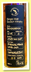 Bruichladdich 12 yo 2007/2019 (50.4%, The Fisherman's Retreat, Rivesaltes French wine cask, 249 bottles) Bruichladdich 12 yo 2007/2019 (50.4%, The Fisherman's Retreat, Rivesaltes French wine cask, 249 bottles)