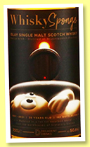 Bruichladdich 20 yo 2001/2021 (50.9%, WhiskySponge, 1st fill bourbon barrel, 161 bottles) Bruichladdich 20 yo 2001/2021 (50.9%, WhiskySponge, 1st fill bourbon barrel, 161 bottles)