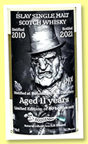 Bunnahabhain 11 yo 2010/2021 'Mr Hyde' (52.3%, Boogieman, single sherry butt, 69 bottles) Bunnahabhain 11 yo 2010/2021 'Mr Hyde' (52.3%, Boogieman, single sherry butt, 69 bottles)