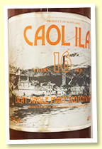 Caol Ila 16 yo 1969/1985 (40%, Gordon & MacPhail for Intertrade, sherry)