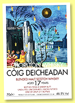 Coig Deicheadan 17 yo (46.5%, Chorlton Whisky, Blended Scotch, sherry butt, 211 bottles, 2019) Coig Deicheadan 17 yo (46.5%, Chorlton Whisky, Blended Scotch, sherry butt, 211 bottles, 2019)