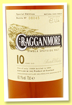 Cragganmore 10 yo 1993/2004 (60.1%, OB, Bodega European oak casks, 15000 bottles) Cragganmore 10 yo 1993/2004 (60.1%, OB, Bodega European oak casks, 15000 bottles)