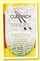 Currach 'Atlantic Wakame Seaweed Cask' (57.2%, OB, wakame seaweed charred cask, for Belgium and The Netherlands, cask #286, 2021)